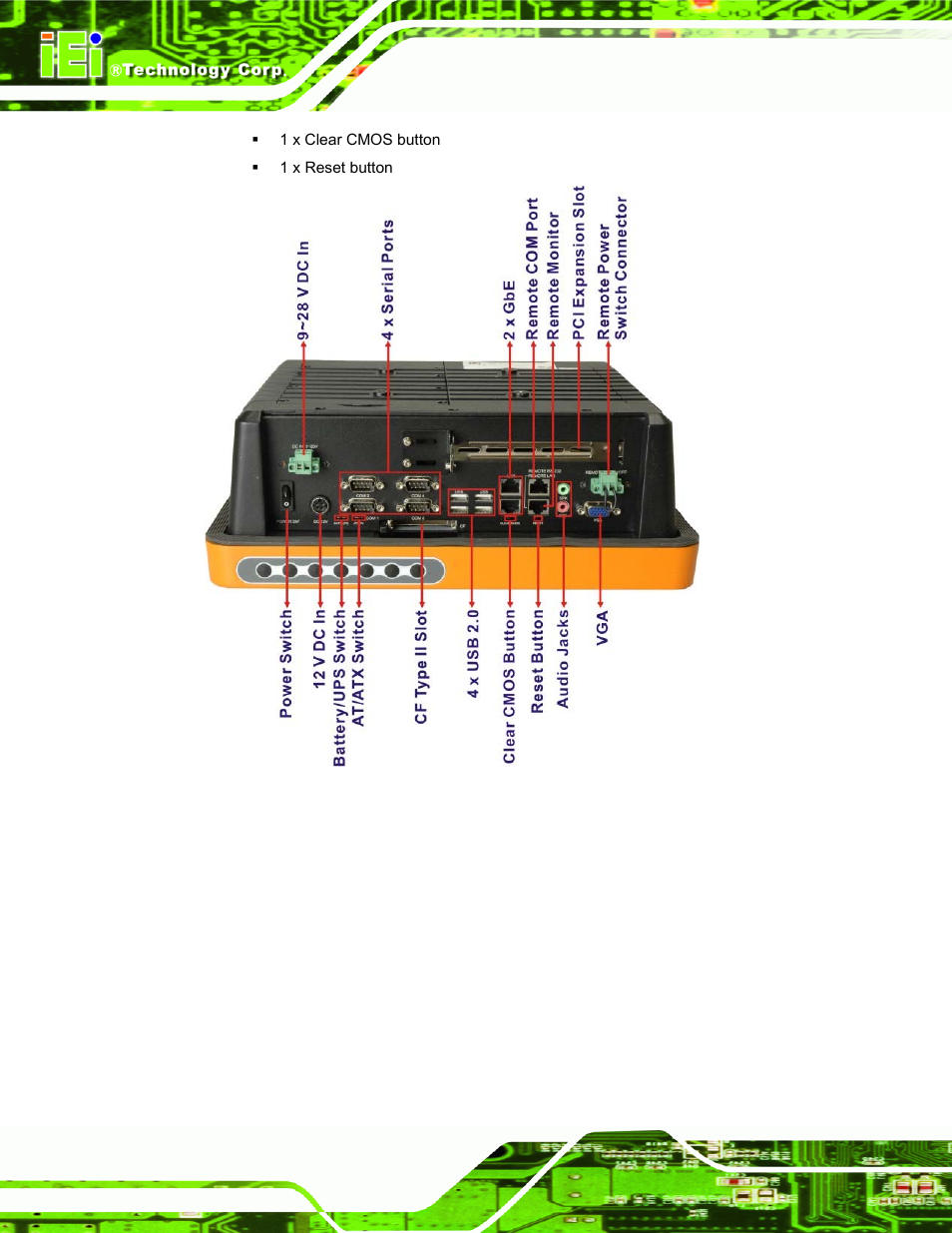 IEI Integration UPC-12AH_GM45 v2.00 User Manual | Page 18 / 144