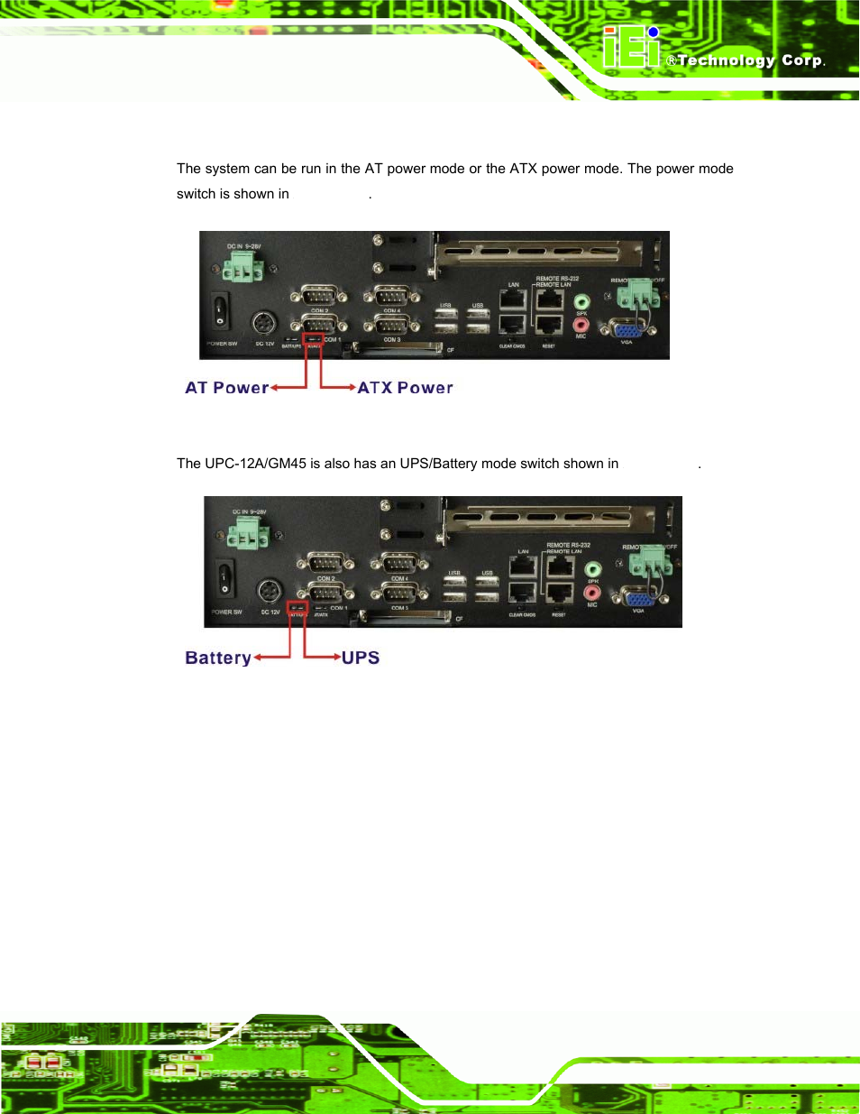 5 power mode | IEI Integration UPC-12AH_GM45 v2.00 User Manual | Page 35 / 144