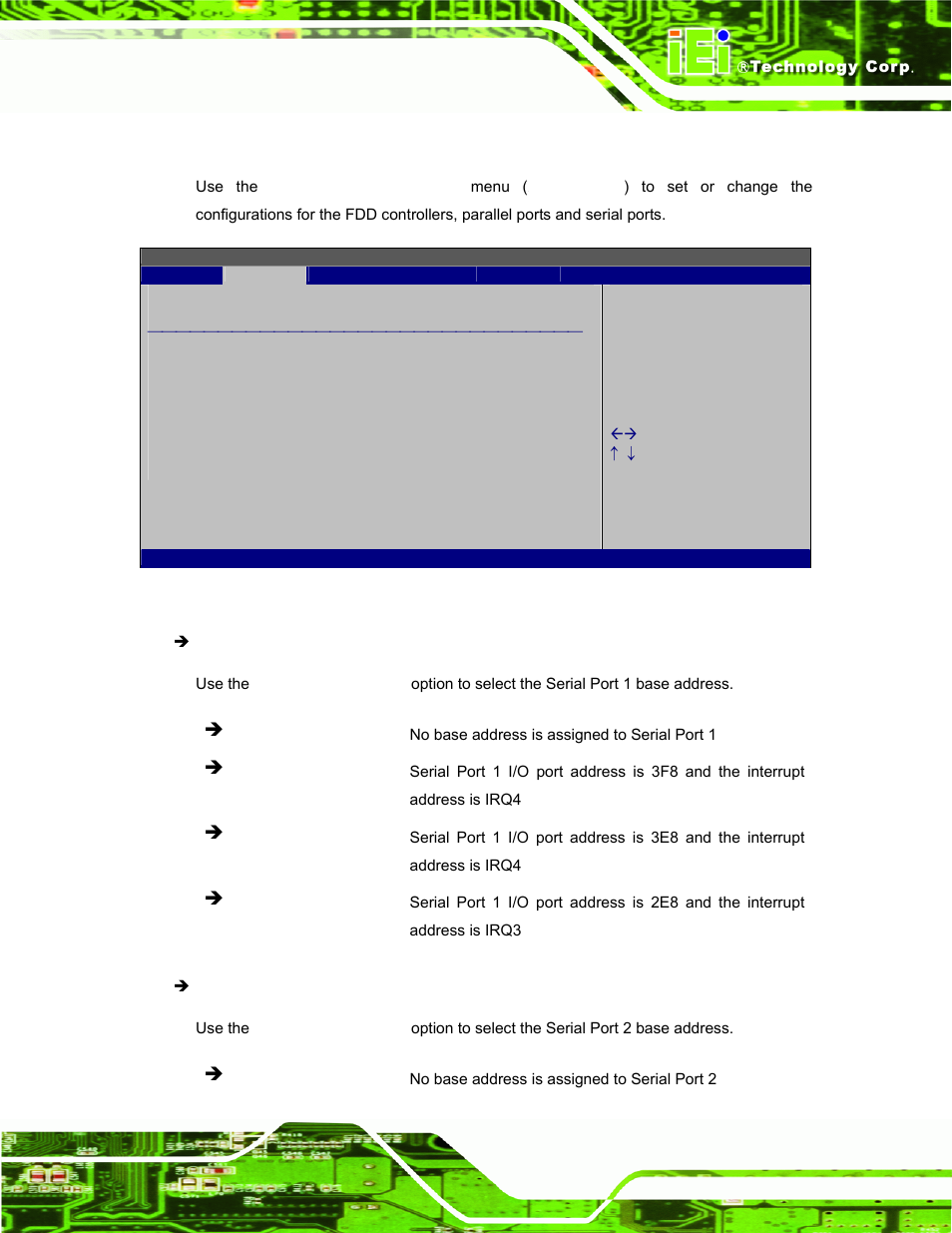 3 super io configuration | IEI Integration UPC-12AH_GM45 v2.00 User Manual | Page 89 / 144