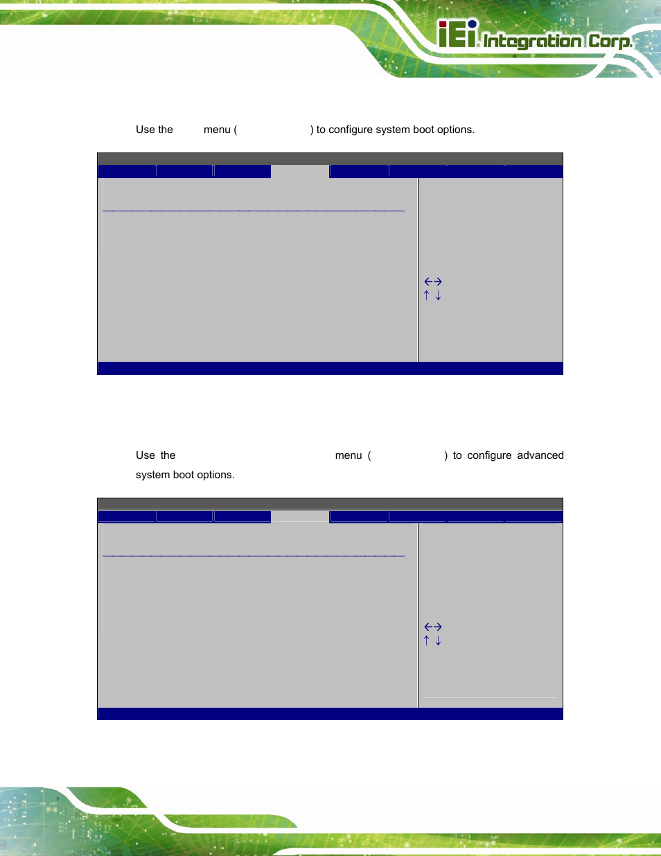 5 boot, 1 boot settings configuration | IEI Integration UPC-12A_GM45 v2.10 User Manual | Page 101 / 145