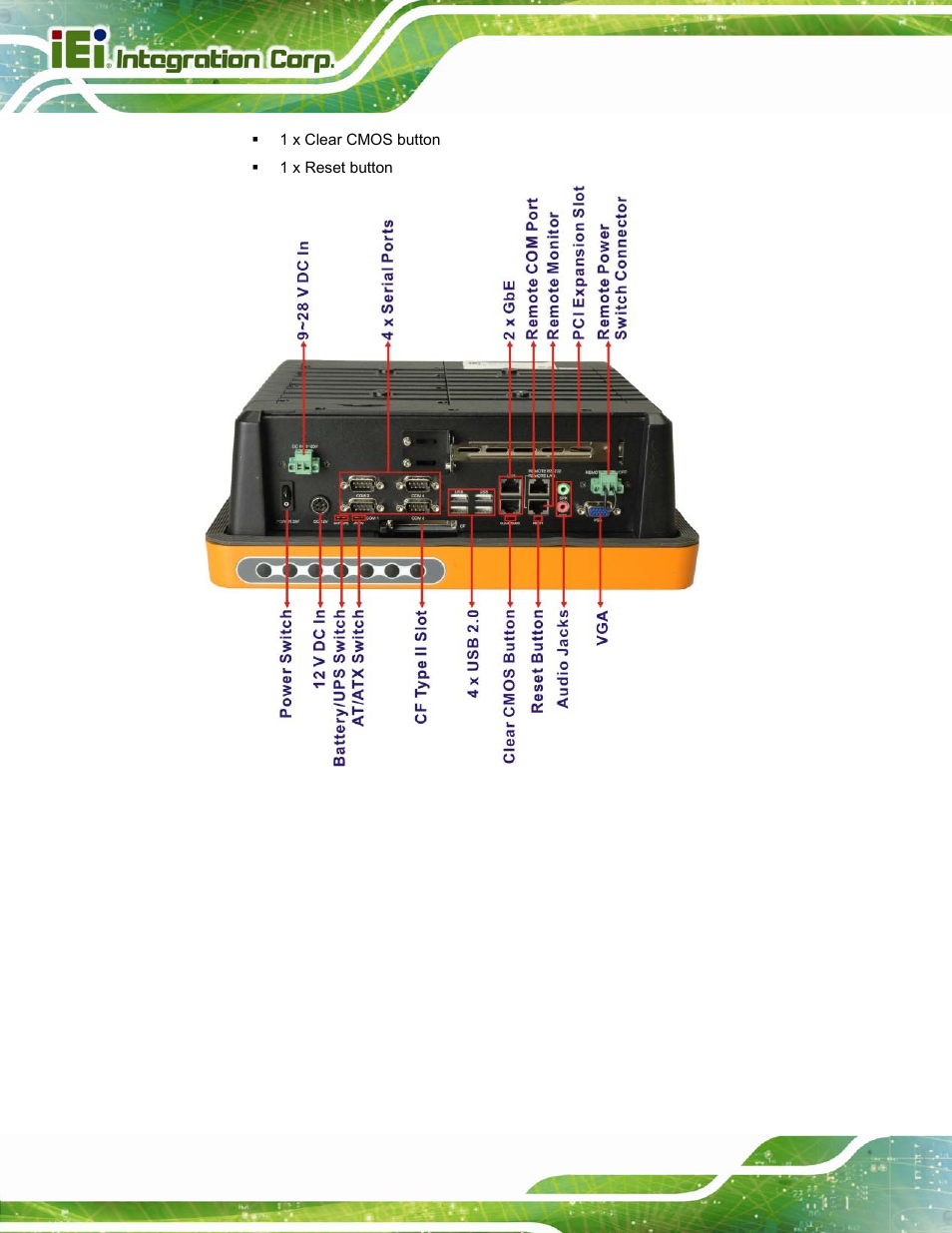 IEI Integration UPC-12A_GM45 v2.10 User Manual | Page 18 / 145