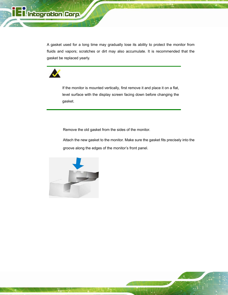 5 gasket replacement | IEI Integration UPC-12A_GM45 v2.10 User Manual | Page 74 / 145