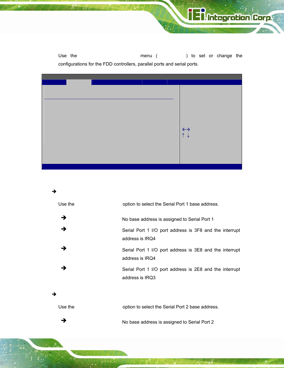 3 super io configuration | IEI Integration UPC-12A_GM45 v2.10 User Manual | Page 89 / 145
