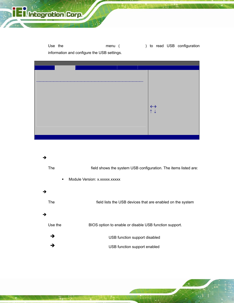 6 usb configuration | IEI Integration UPC-12A_GM45 v2.10 User Manual | Page 96 / 145