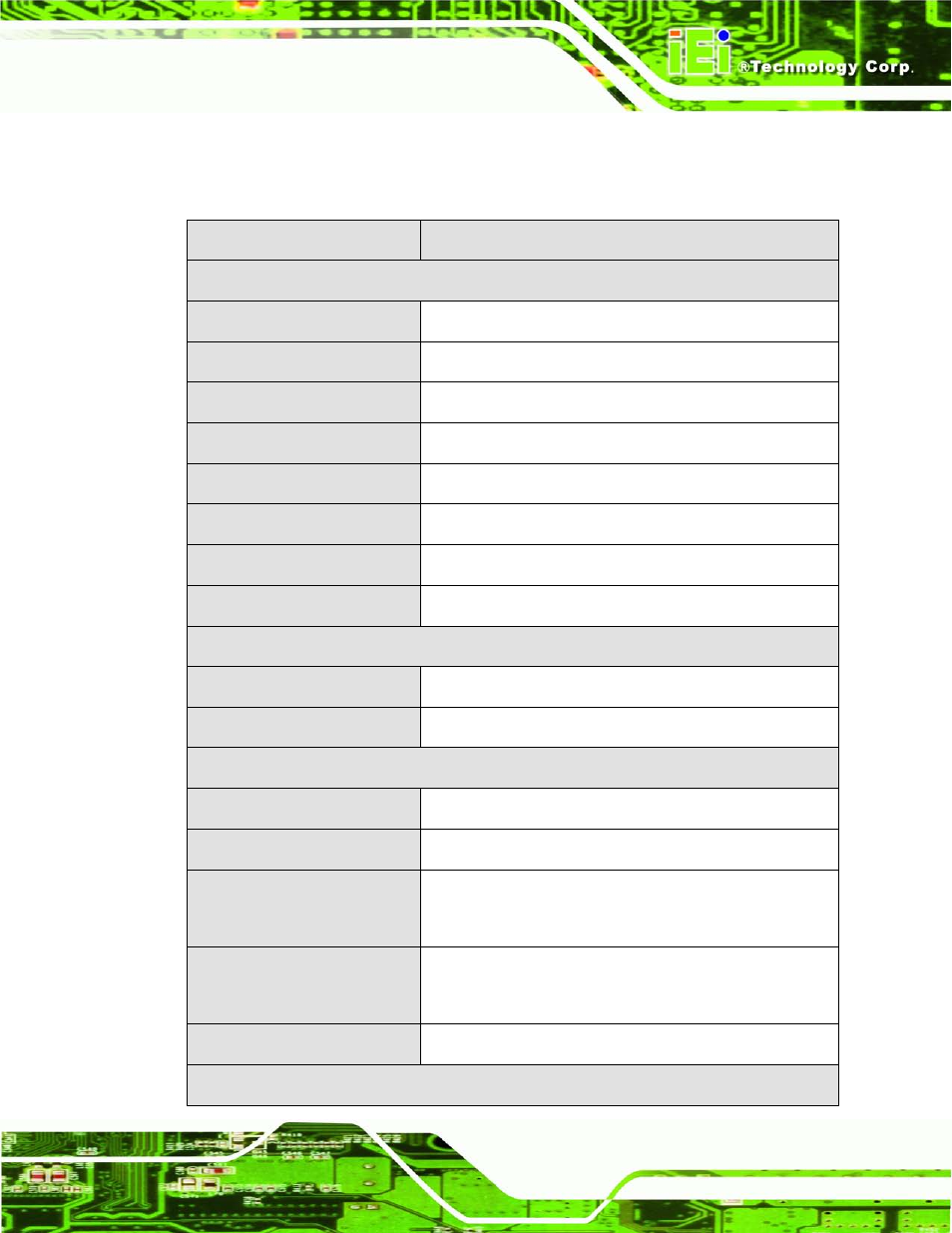 6 specifications, Pecifications | IEI Integration UPC-V315-NM70 User Manual | Page 22 / 148