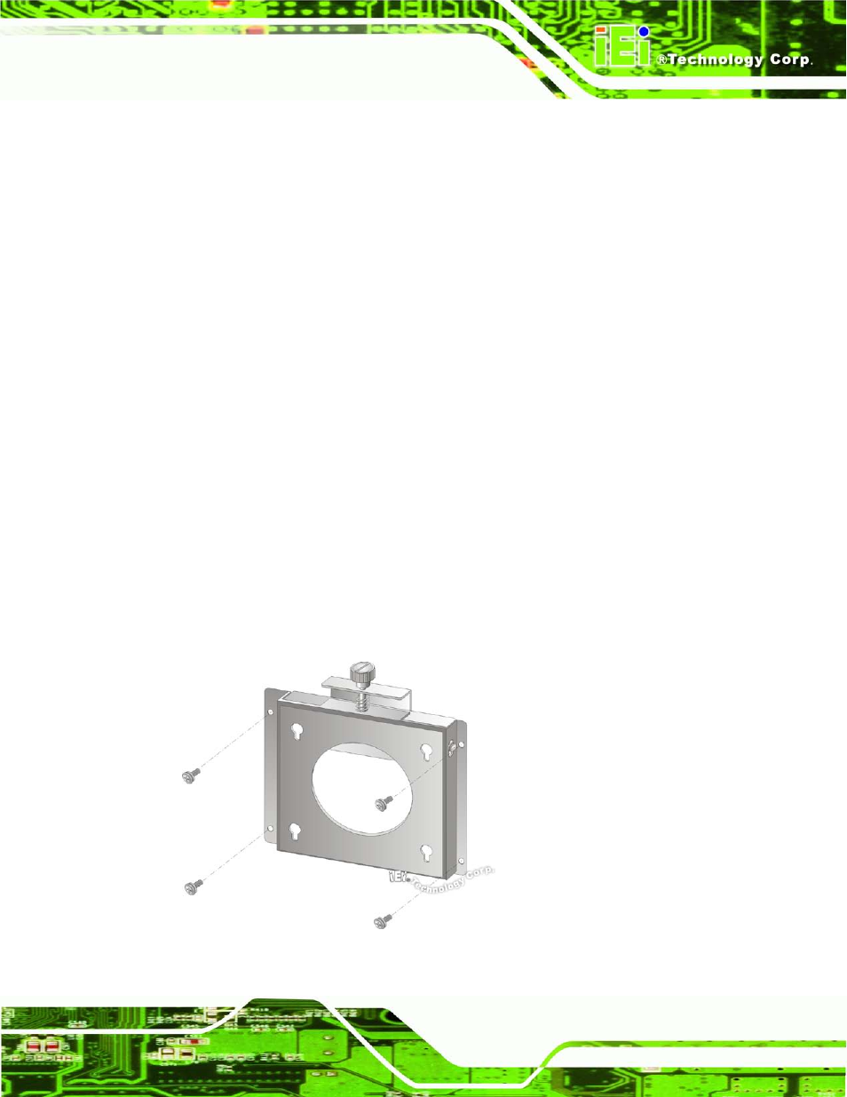 3 wall mounting, Figure 3-11: wall-mounting bracket | IEI Integration UPC-V315-NM70 User Manual | Page 38 / 148