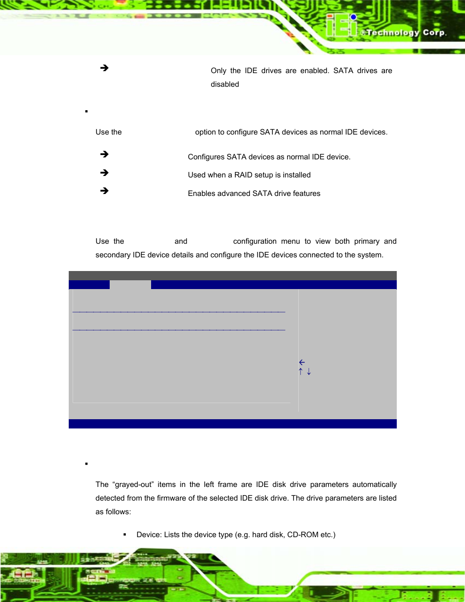 1 ide master, ide slave | IEI Integration S12A v1.12 User Manual | Page 49 / 110