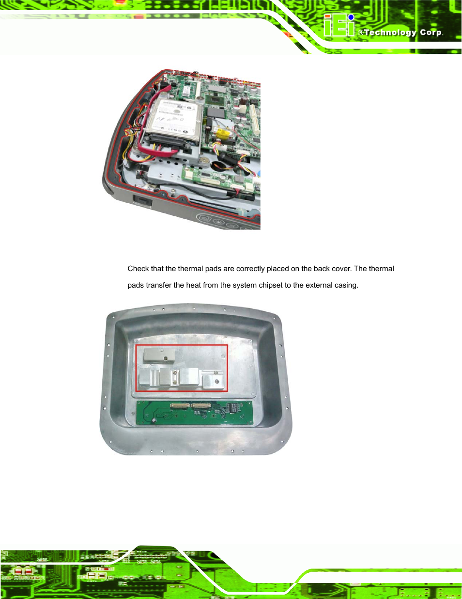 Figure 6-3: rubber seal, Figure 6-4: thermal pads | IEI Integration S12A v3.00 User Manual | Page 93 / 118