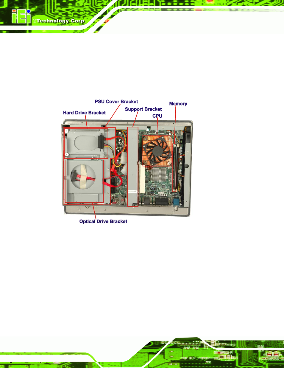 3 internal overview, Nternal, Verview | Figure 1-8: internal components | IEI Integration PPC-5xxx-9455 v1.10 User Manual | Page 26 / 198