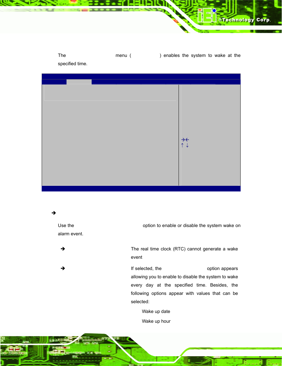 2 rtc wake settings | IEI Integration PPC-51xxA-H61 User Manual | Page 92 / 193