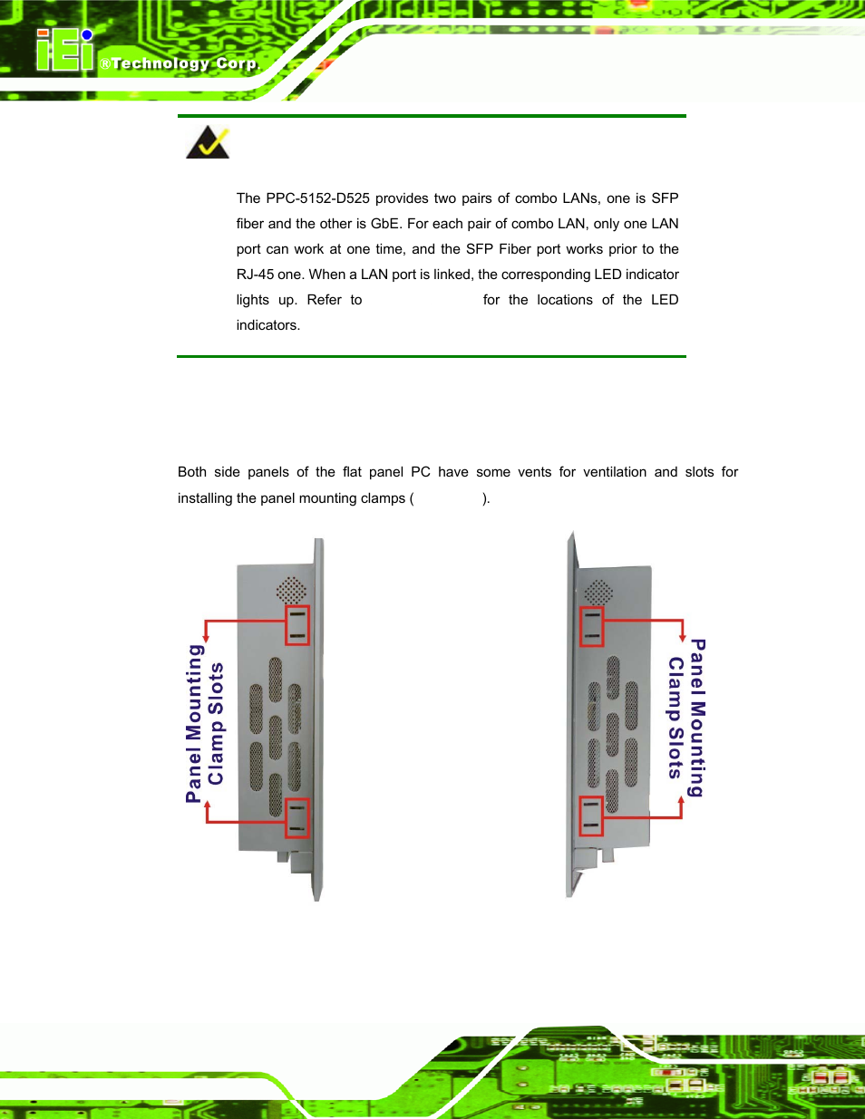 3 side panels, Figure 1-5: side view | IEI Integration PPC-5152-D525 v1.02 User Manual | Page 22 / 183