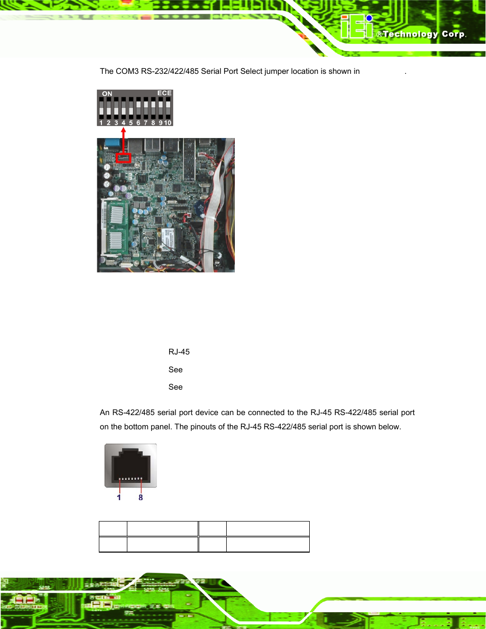 7 rj-45 rs-422/485 serial port (com4, com5), Figure 3-36: rj-45 rs-422/485 serial port, Figure 1-4 | Step 2, Insert the terminal block into the 2-pin p | IEI Integration PPC-5152-D525 v1.02 User Manual | Page 63 / 183