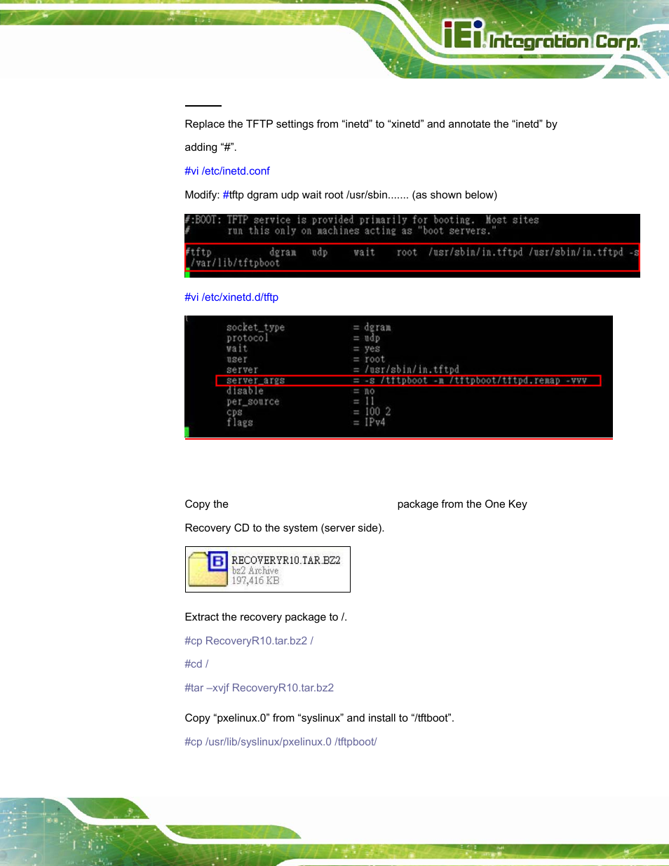 B.6.3 configure one key recovery server settings | IEI Integration PPC-37xxA-N26 v1.10 User Manual | Page 181 / 200