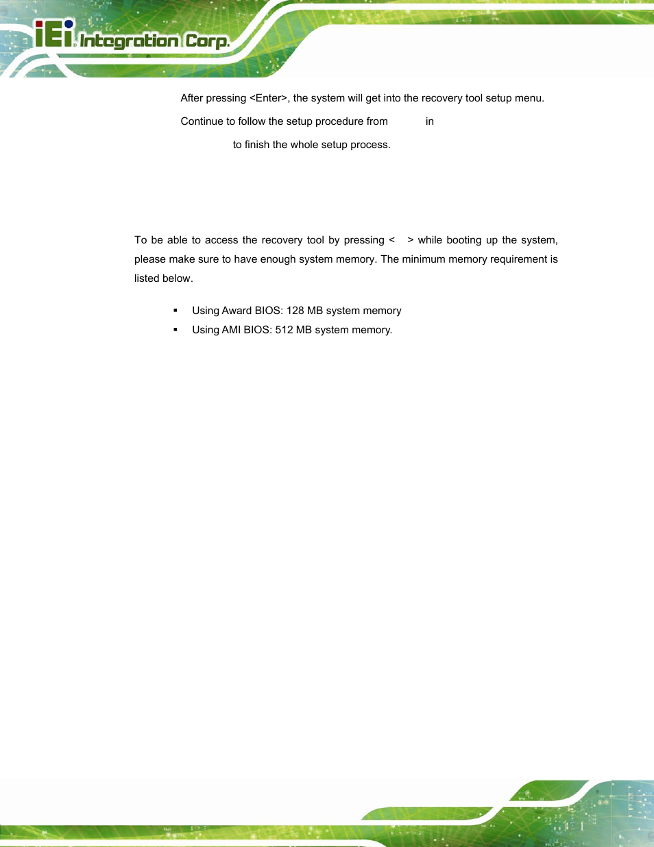 B.7.2 system memory requirement | IEI Integration PPC-37xxA-N26 v1.10 User Manual | Page 188 / 200