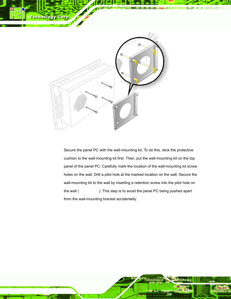 Figure 4-21: mount the chassis | IEI Integration PPC-37xx-N270 v1.01 User Manual | Page 68 / 165