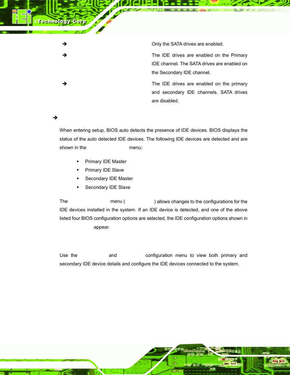 1 ide master, ide slave | IEI Integration PPC-37xx-N270 v1.01 User Manual | Page 90 / 165