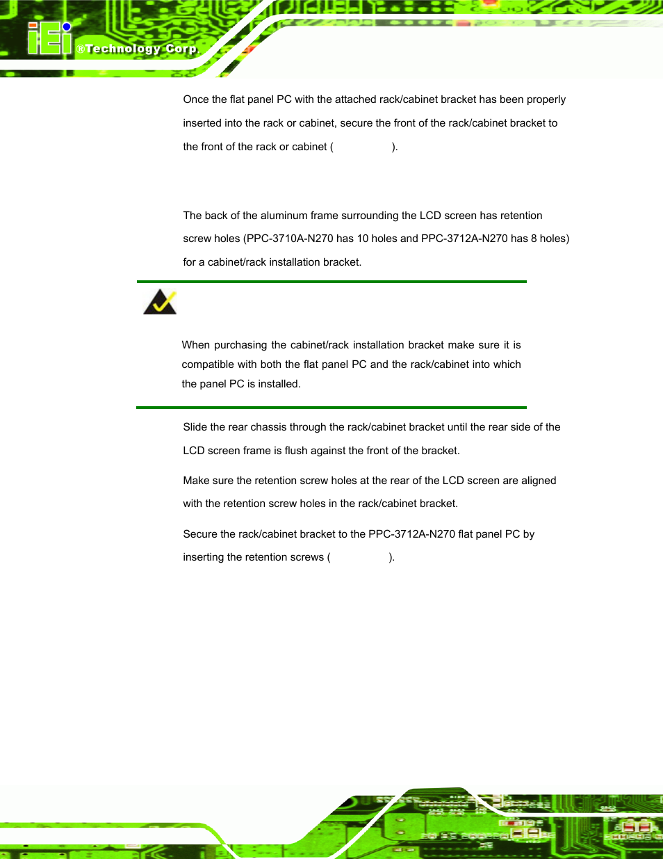 2 ppc-3710a-n270 and ppc-3712a-n270 | IEI Integration PPC-37xx-N270 v2.11 User Manual | Page 68 / 155