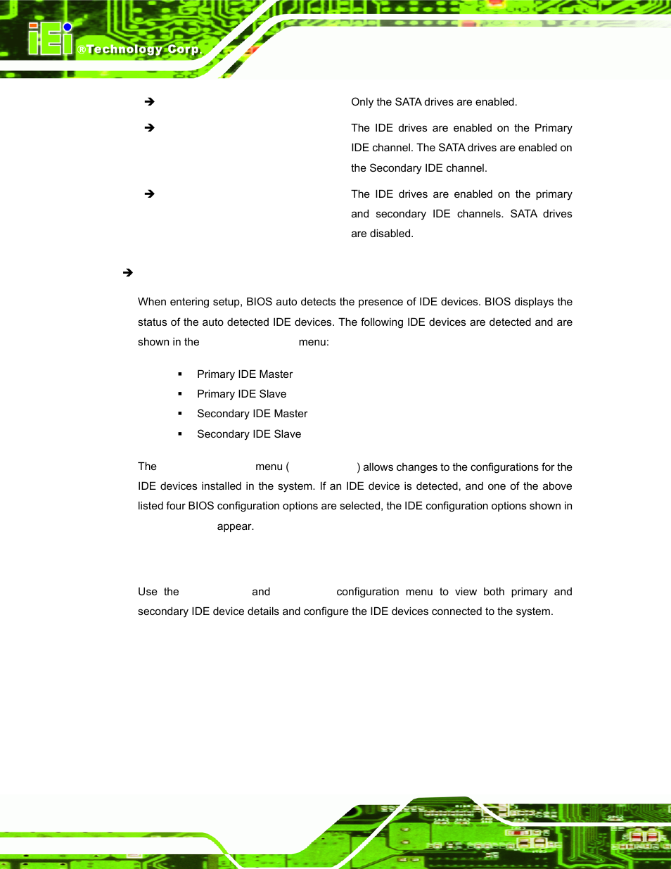 1 ide master, ide slave | IEI Integration PPC-37xx-N270 v2.11 User Manual | Page 82 / 155