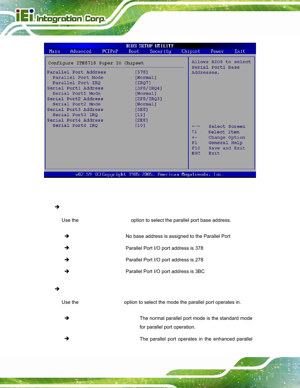 Menu 6: super io configuration | IEI Integration PPC-37xx-N270 v2.20 User Manual | Page 90 / 162