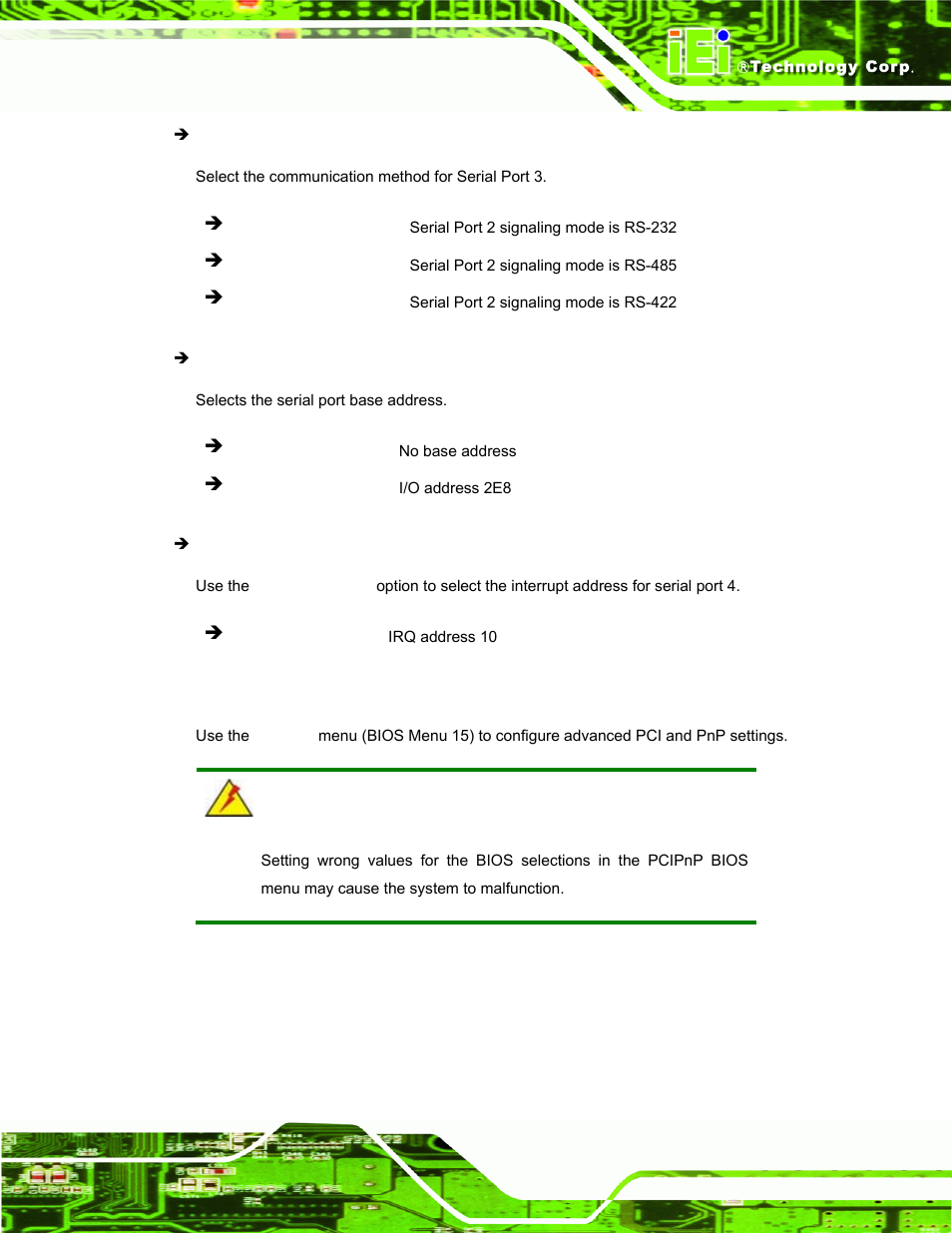 4 pci/pnp, Pci/p | IEI Integration AFL-W19A_W19B_17D_W15A-GM45 v2.10 User Manual | Page 69 / 138