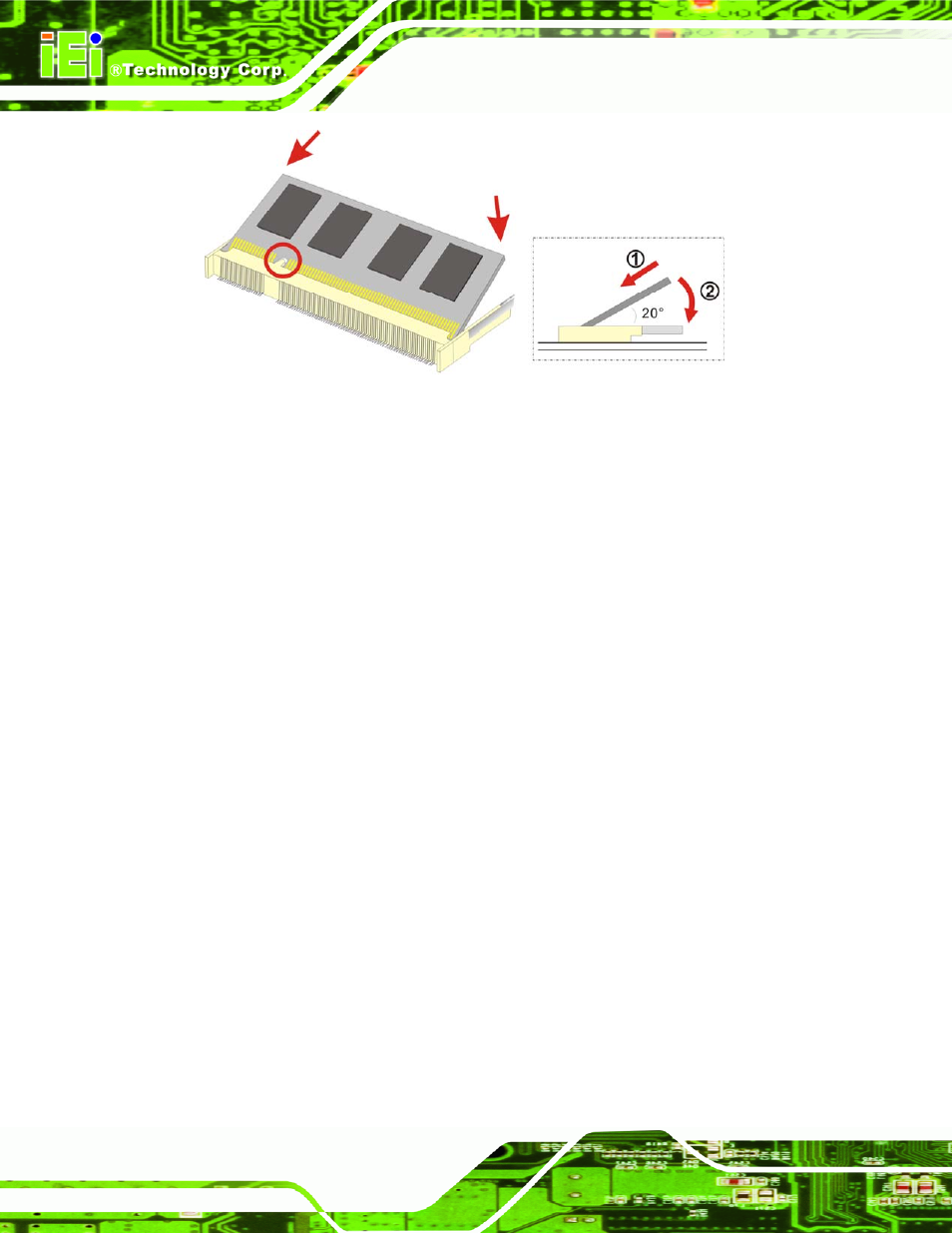 Figure 4-2: ddr so-dimm module installation | IEI Integration AFL-W19A_W19B_17D_W15A-GM45 v2.10 User Manual | Page 90 / 138