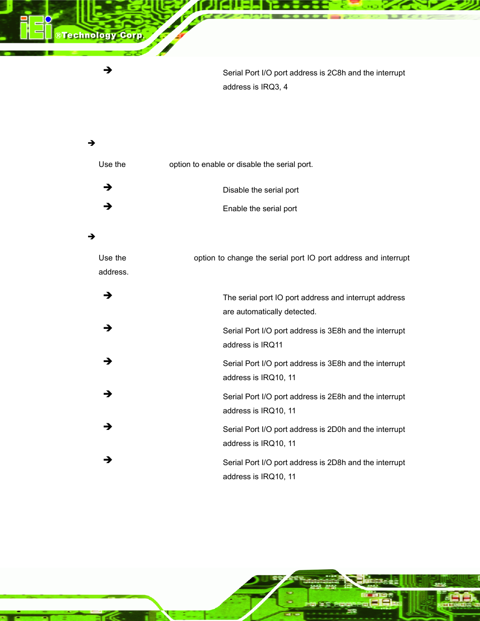 3 serial port 2 configuration | IEI Integration AFL-19i-HM55 v1.01 User Manual | Page 82 / 139