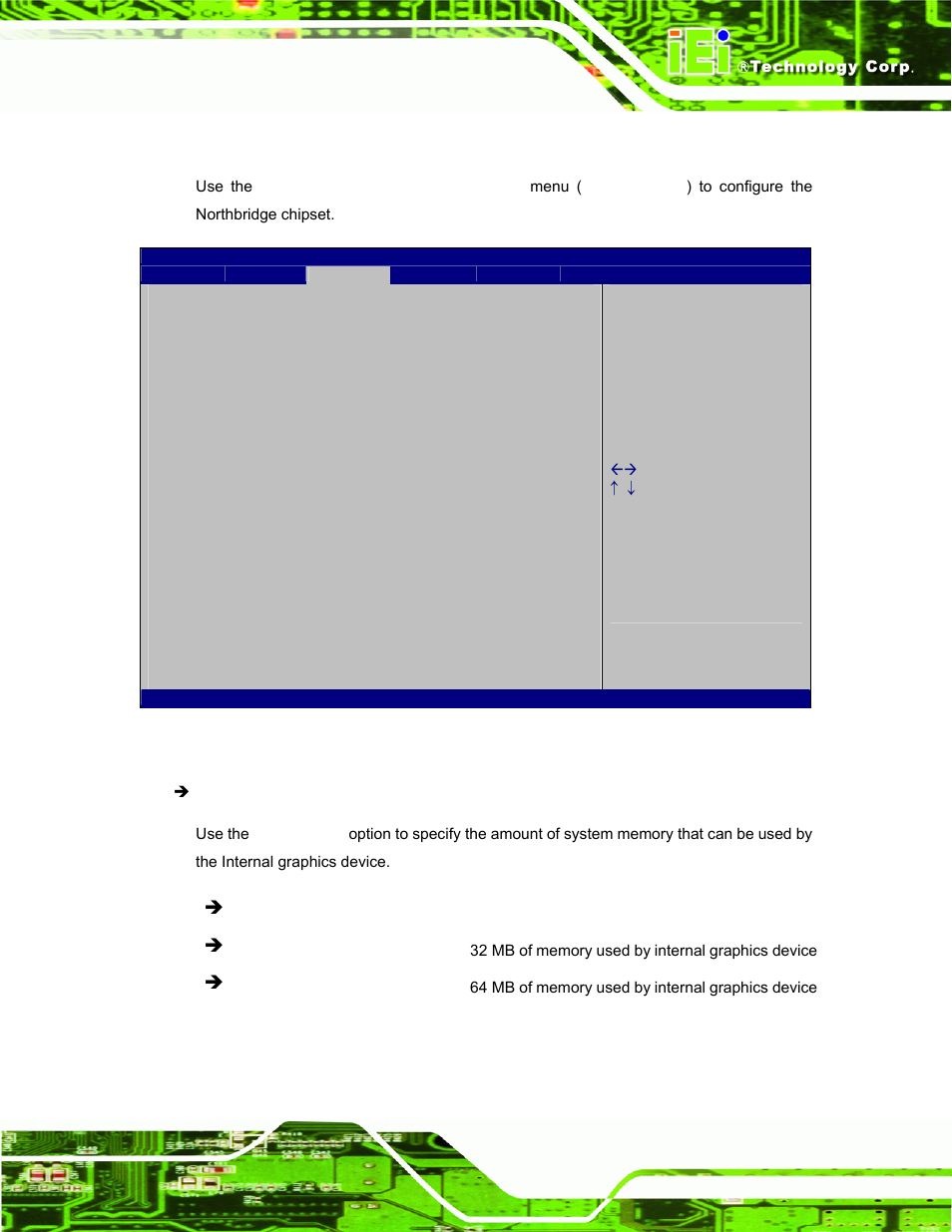 1 northbridge configuration | IEI Integration AFL-19i-HM55 v1.01 User Manual | Page 87 / 139