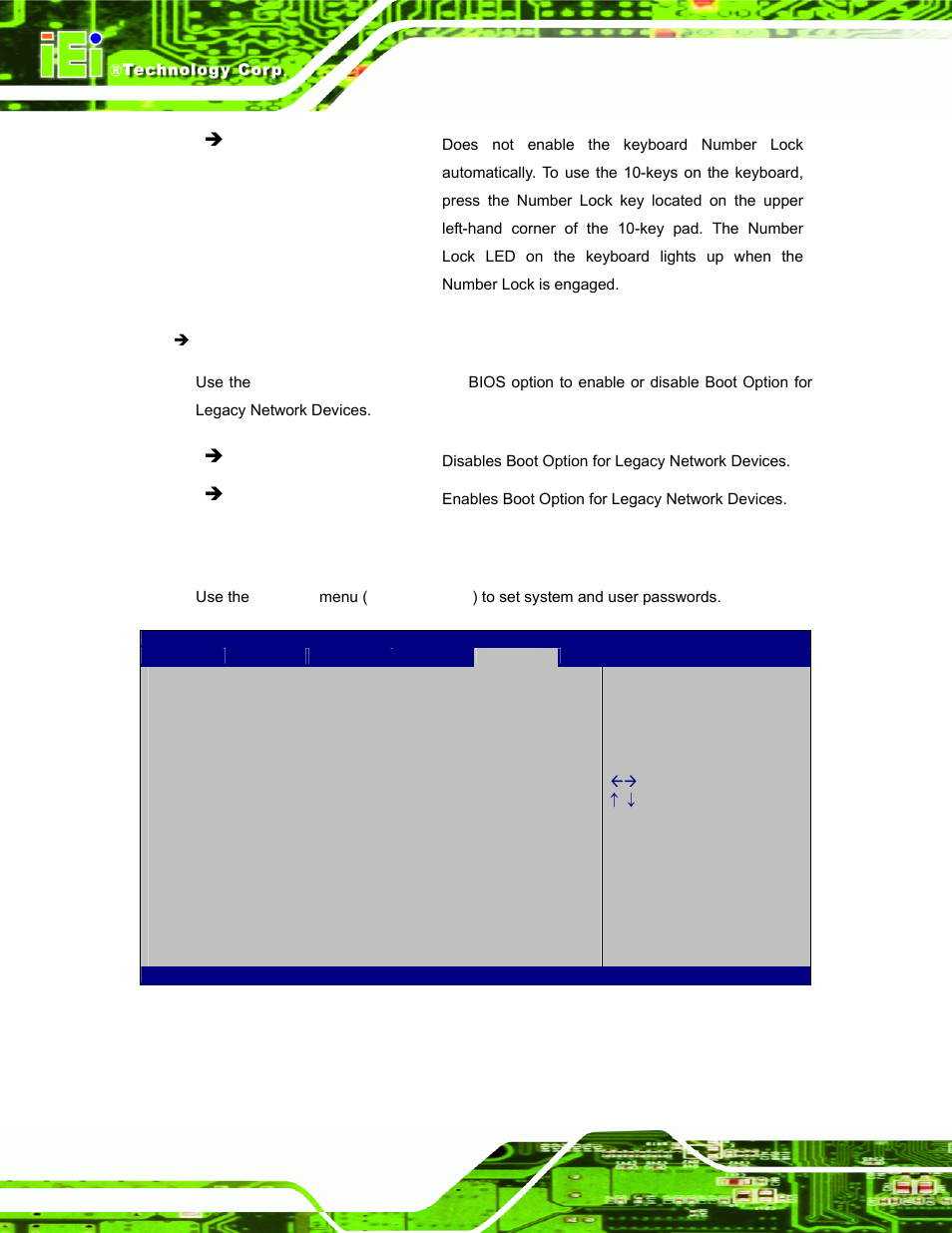 6 security, Ecurity | IEI Integration AFL-19i-HM55 v1.01 User Manual | Page 92 / 139