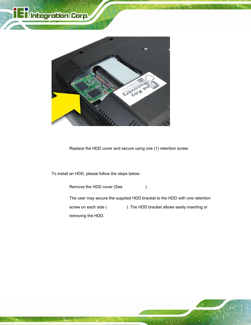 6 installing an hdd, Nstalling an, Figure 3-2: sata dom card installation | IEI Integration AFL-15i-HM55 v2.00 User Manual | Page 33 / 140
