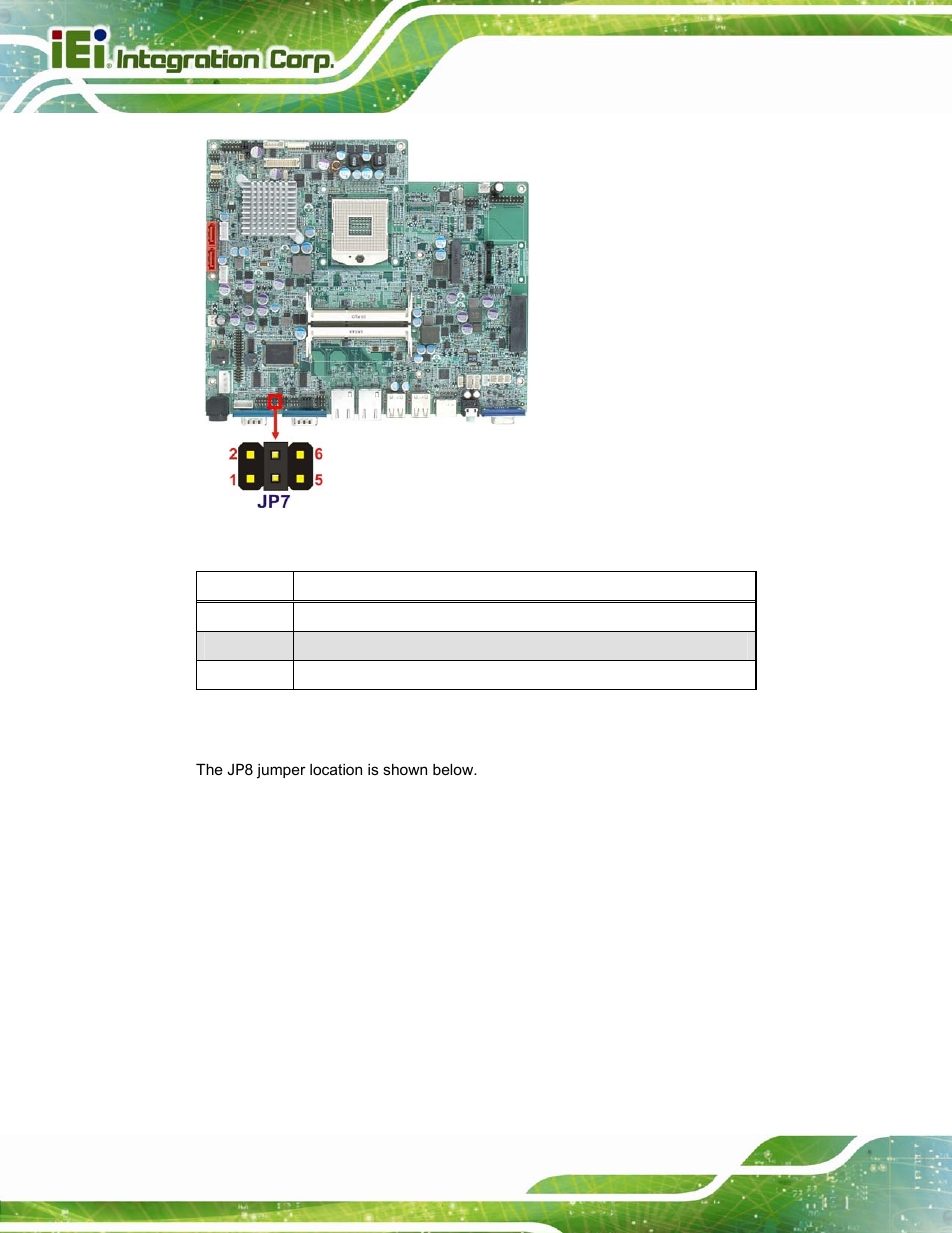 1figure 3-8: jp7 jumper setting location, Table 3-5: com3 pin 9 setting jumper settings | IEI Integration AFL-15i-HM55 v2.00 User Manual | Page 41 / 140