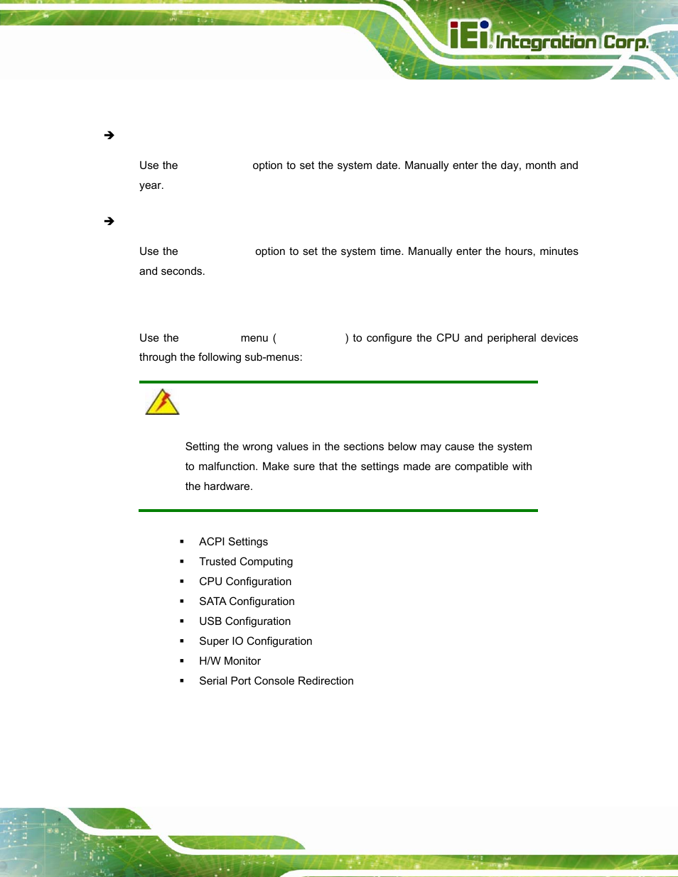 3 advanced, Dvanced | IEI Integration AFL-15i-HM55 v2.00 User Manual | Page 74 / 140