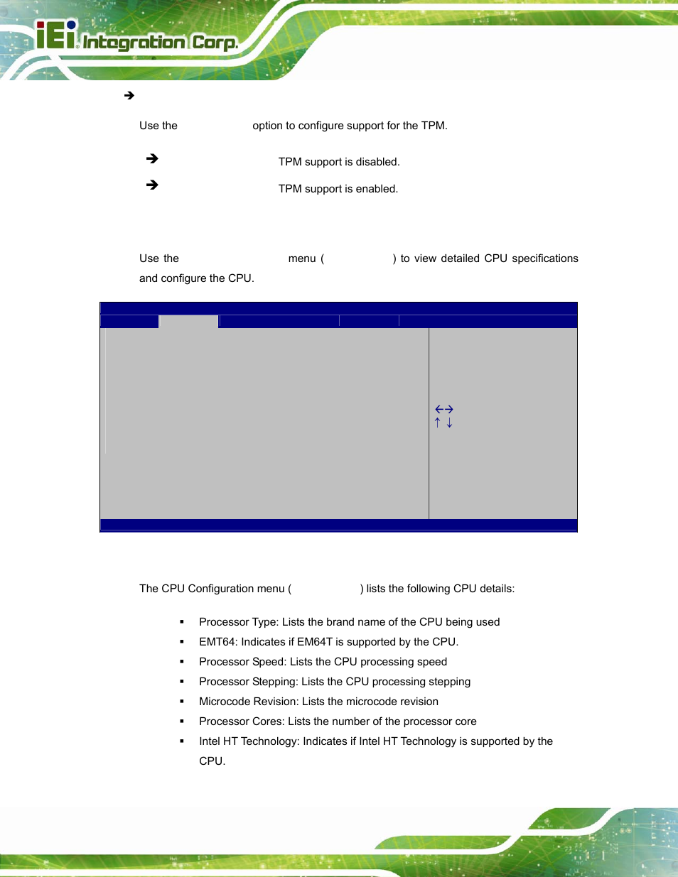 3 cpu configuration | IEI Integration AFL-15i-HM55 v2.00 User Manual | Page 77 / 140
