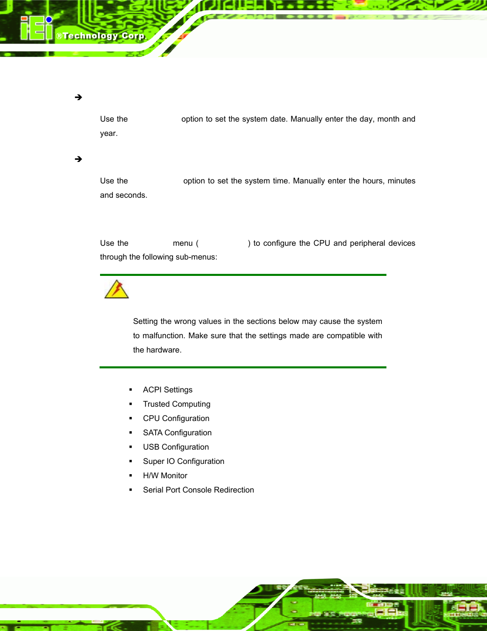 3 advanced, Dvanced | IEI Integration AFL-15i-HM55 v1.20 User Manual | Page 73 / 143