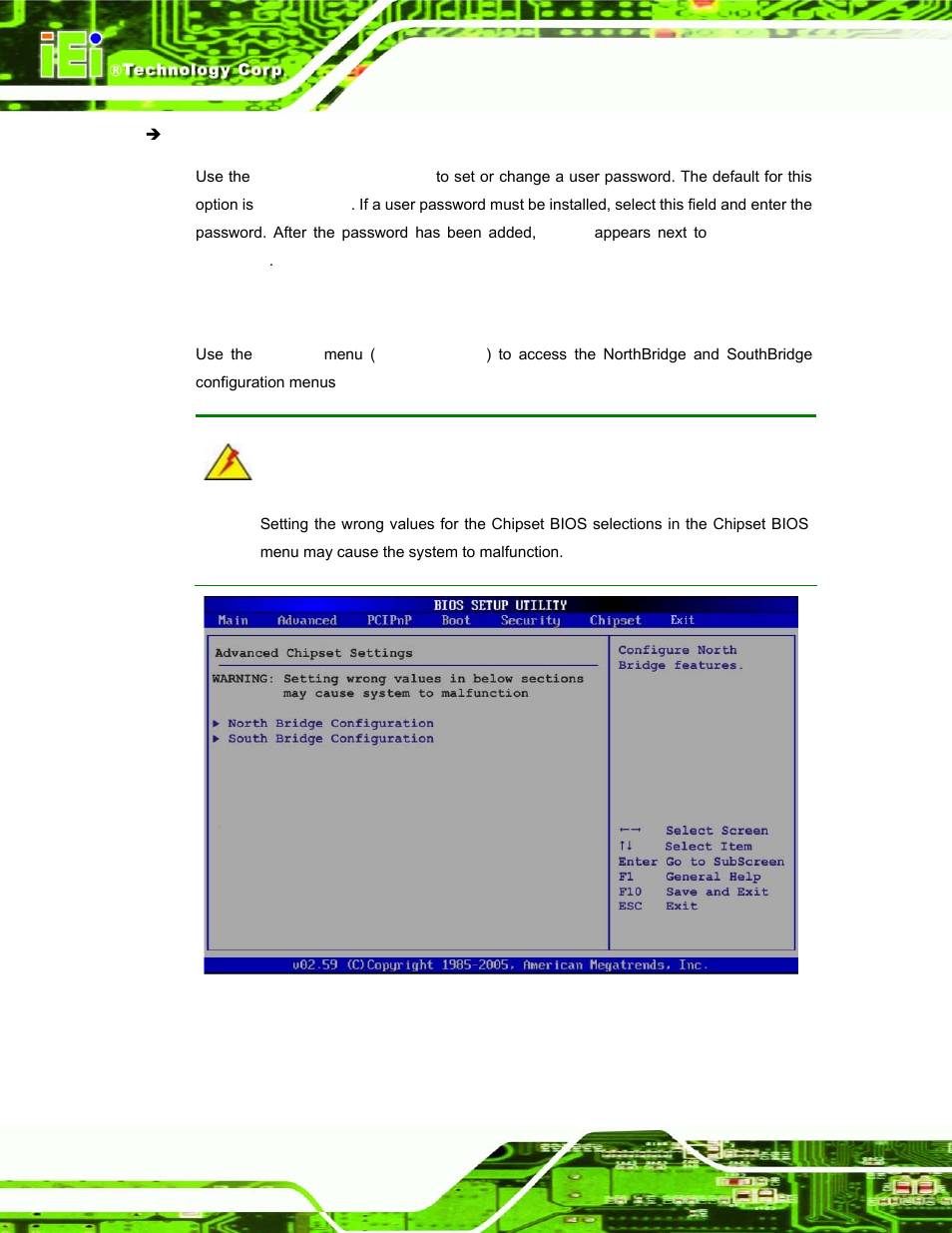 7 chipset, Hipset | IEI Integration AFL-15A-N270 v1.03 User Manual | Page 106 / 159