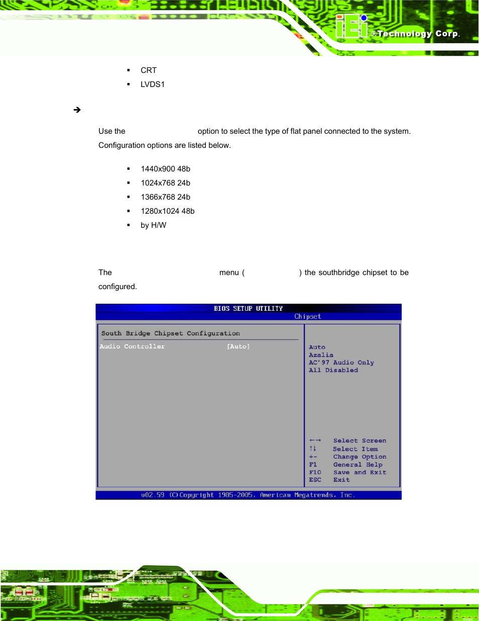 2 southbridge configuration | IEI Integration AFL-15A-N270 v1.03 User Manual | Page 109 / 159