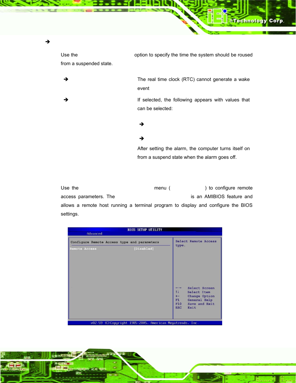 7 remote configuration | IEI Integration AFL-15A-N270 v1.03 User Manual | Page 95 / 159