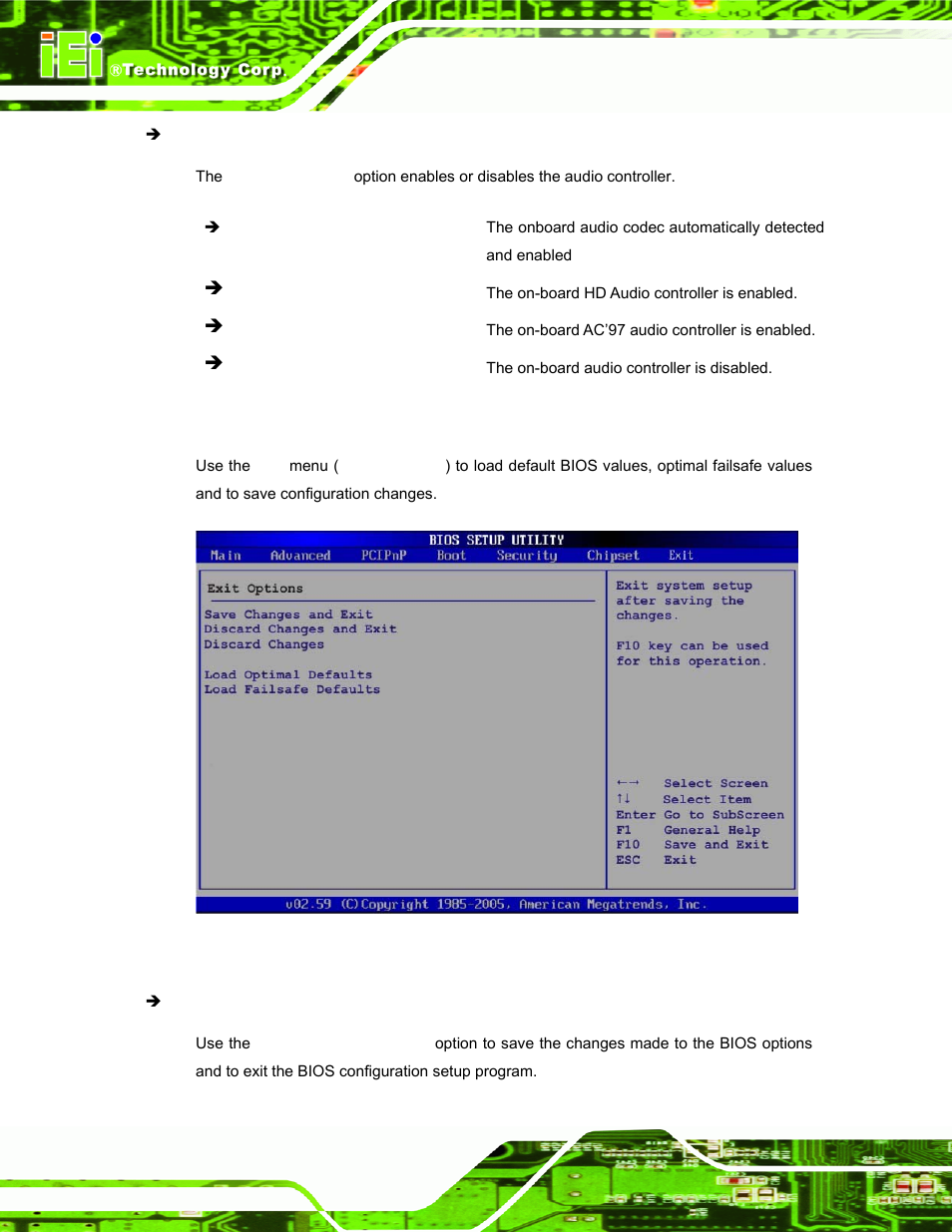 8 exit | IEI Integration AFL-15A-N270 v2.20 User Manual | Page 108 / 158