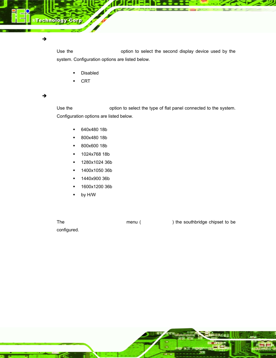 2 southbridge configuration | IEI Integration AFL-xxA-N270-Series v1.03 User Manual | Page 116 / 171