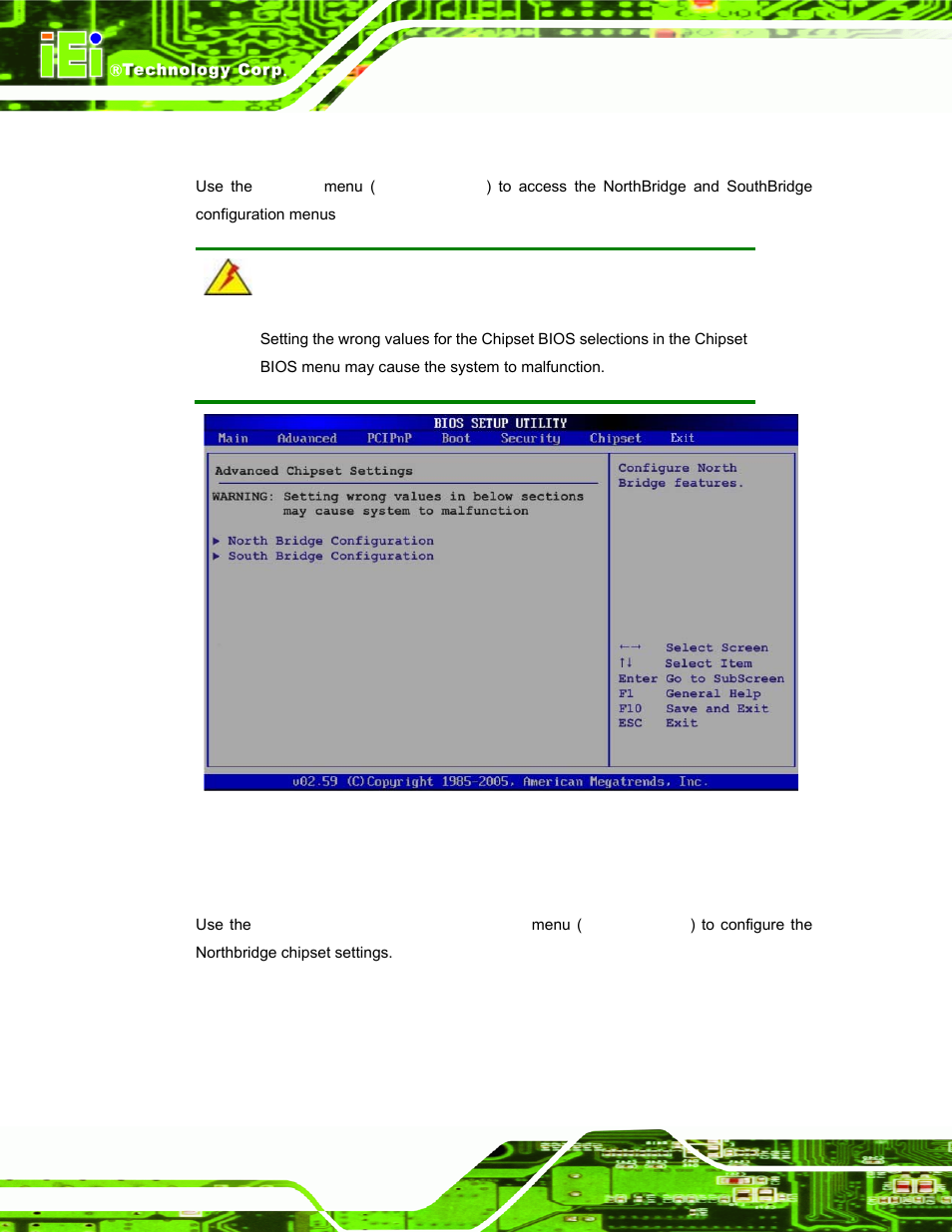 7 chipset, 1 north bridge chipset configuration | IEI Integration AFL-xxA-N270-Series v2.20 User Manual | Page 110 / 168