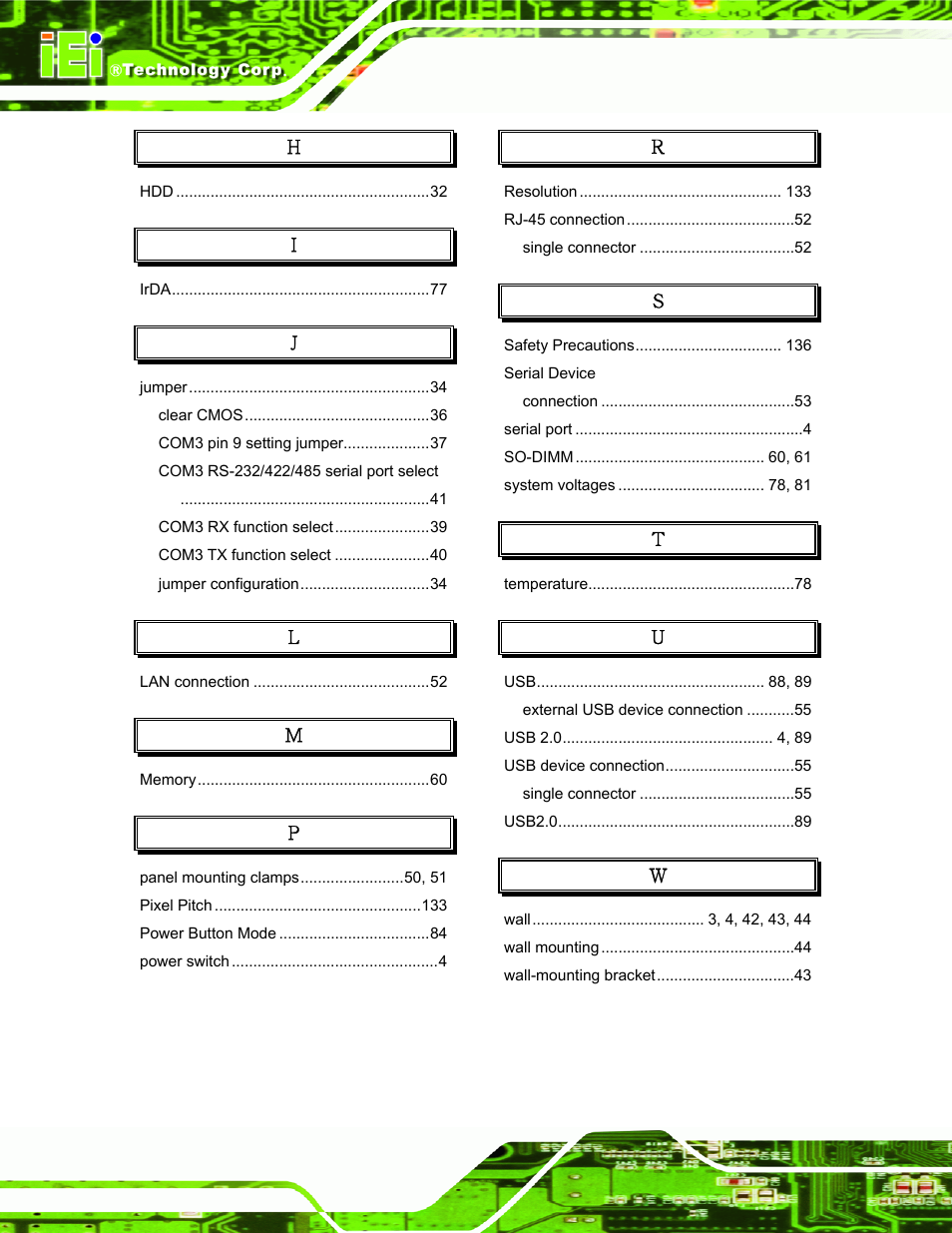 IEI Integration AFL-xxA-N270-Series v2.20 User Manual | Page 168 / 168
