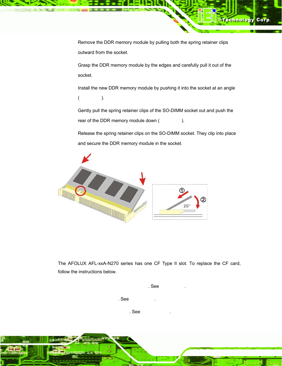 2 cf card replacement | IEI Integration AFL-xxA-N270-Series v2.20 User Manual | Page 75 / 168