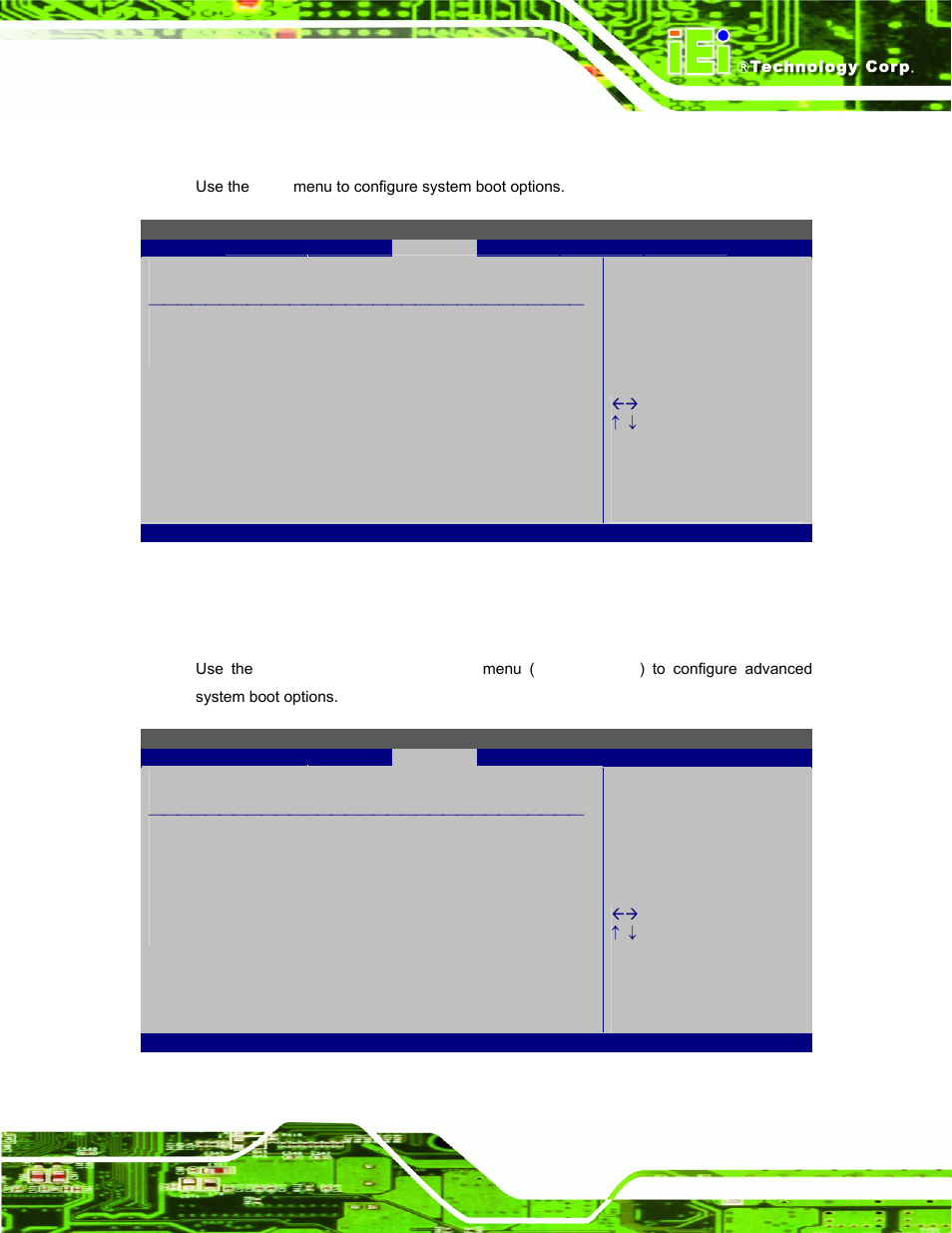 5 boot, 1 boot settings configuration | IEI Integration AFL-xxA-N270-Series v2.30 User Manual | Page 103 / 182