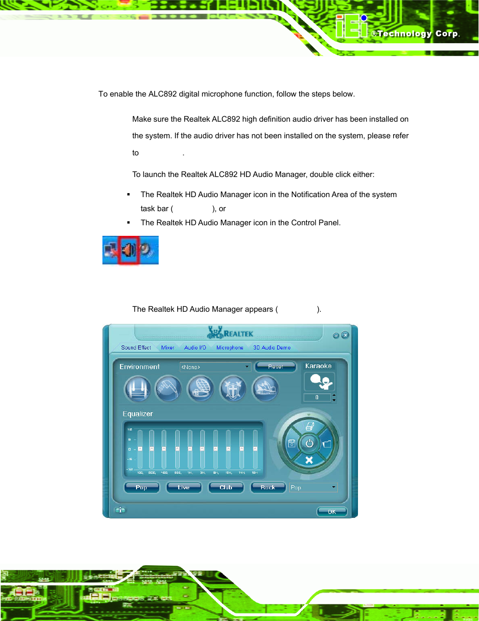 D.1 alc892 digital microphone configuration | IEI Integration AFL-xxA-N270-Series v2.30 User Manual | Page 173 / 182