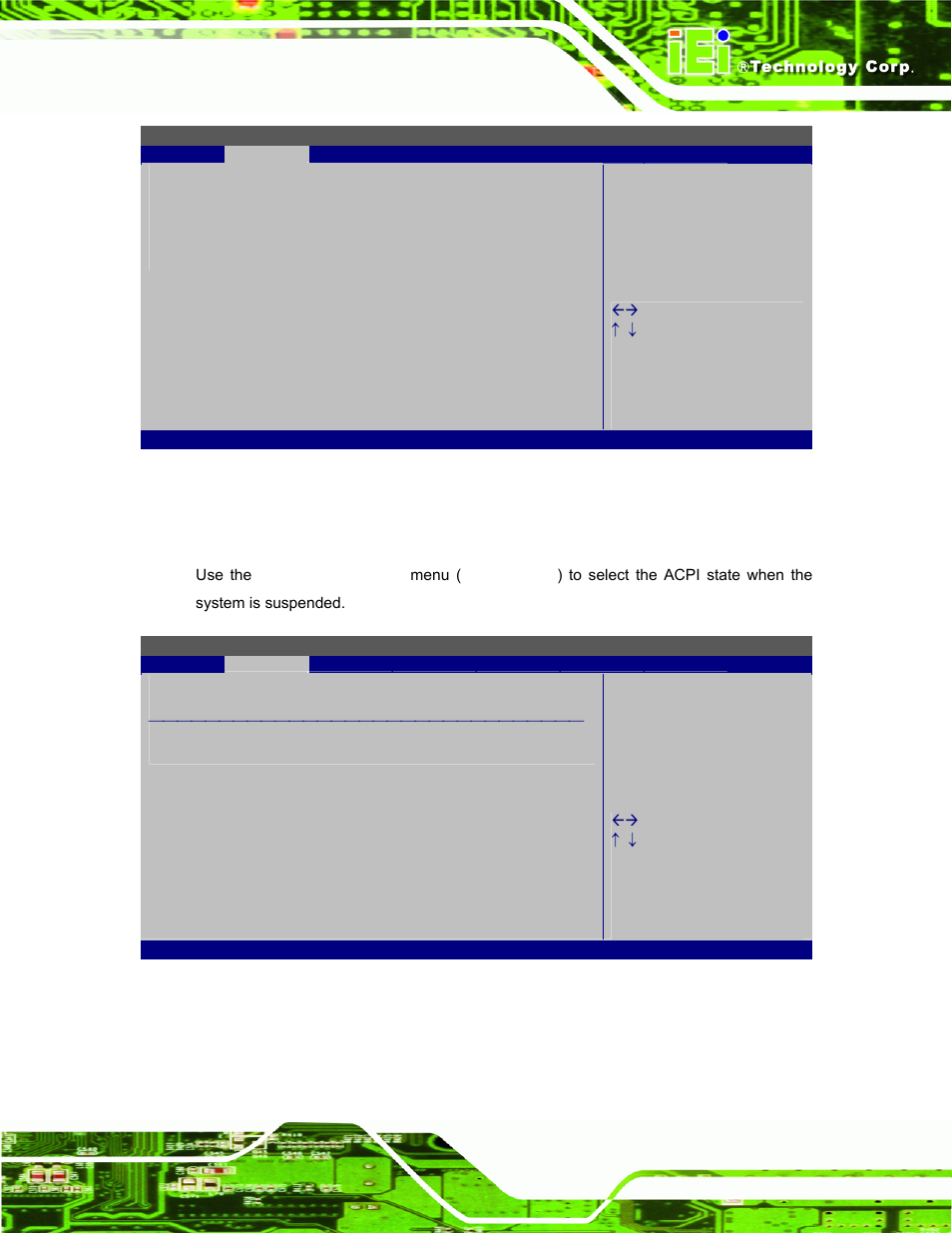 1 acpi configuration | IEI Integration AFL-xxA-N270-Series v2.30 User Manual | Page 93 / 182