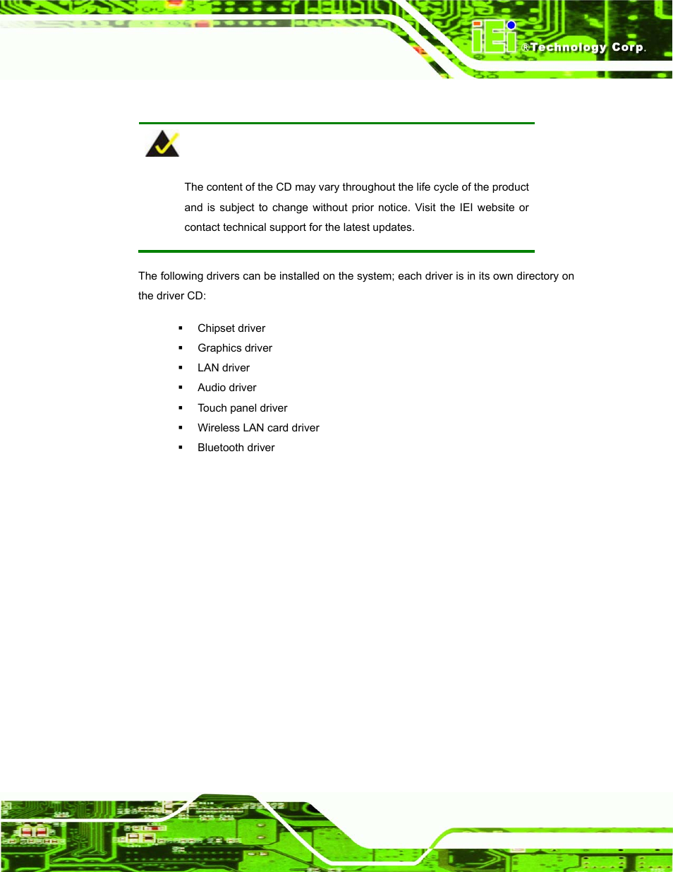 9 driver installation, River, Nstallation | IEI Integration AFL-W10A-N270 v1.00 User Manual | Page 49 / 113