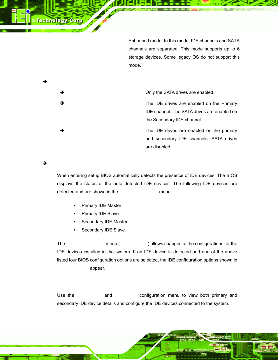 1 ide master, ide slave | IEI Integration AFL-W10A-N270 v2.13 User Manual | Page 64 / 143
