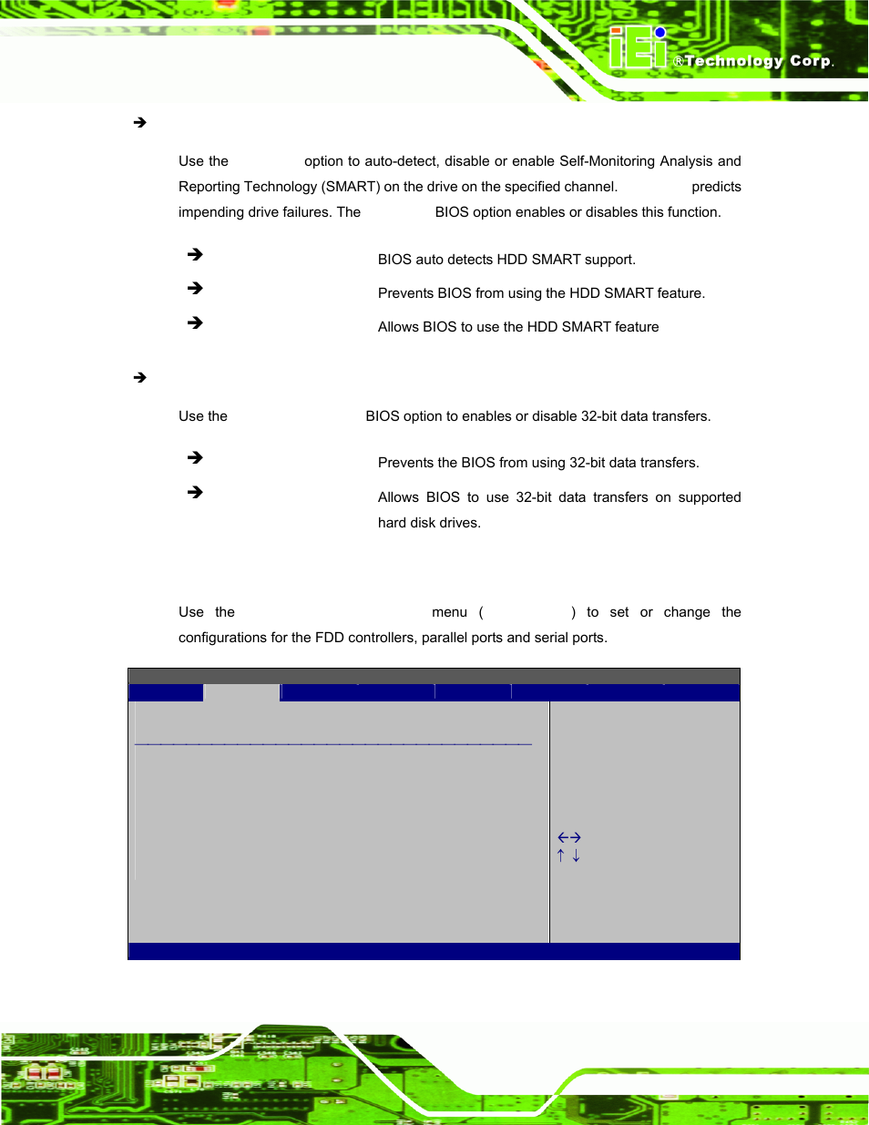 3 super i/o configuration, Bios menu 6: super io configuration | IEI Integration AFL-W10A-N270 v2.13 User Manual | Page 69 / 143