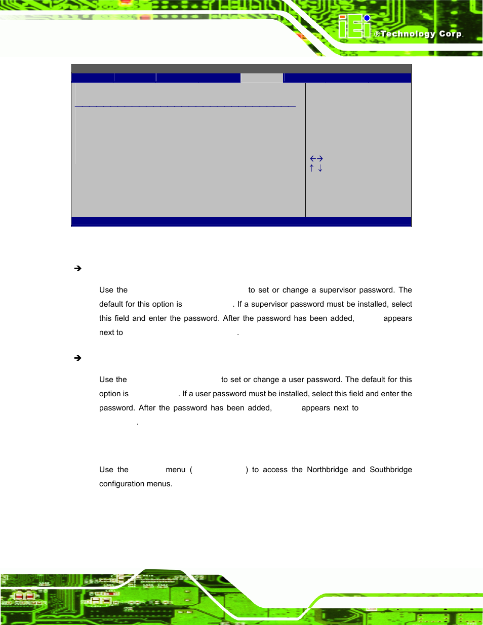 7 chipset, Hipset, Bios menu 16: security | IEI Integration AFL-W10A-N270 v2.13 User Manual | Page 89 / 143