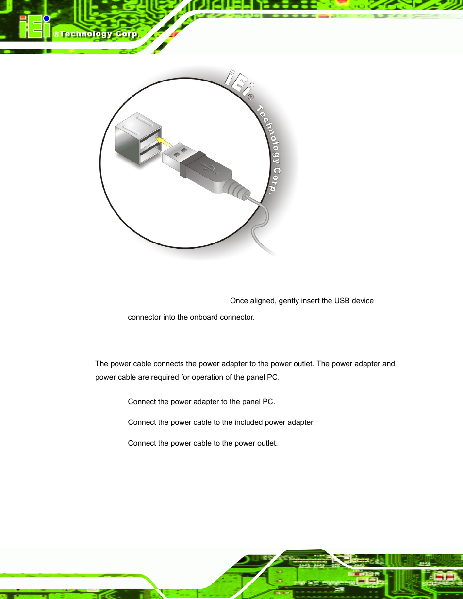 8 power connection | IEI Integration AFL-W10A-N270 v3.20 User Manual | Page 52 / 177
