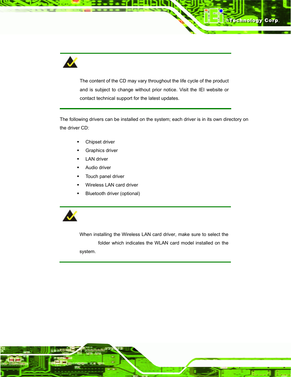 9 driver installation | IEI Integration AFL-W10A-N270 v3.20 User Manual | Page 53 / 177